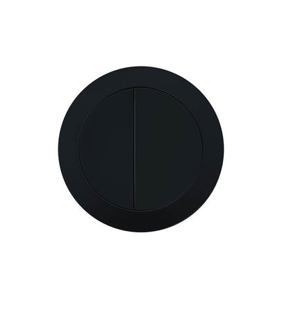 Round Matte Black Flush Button