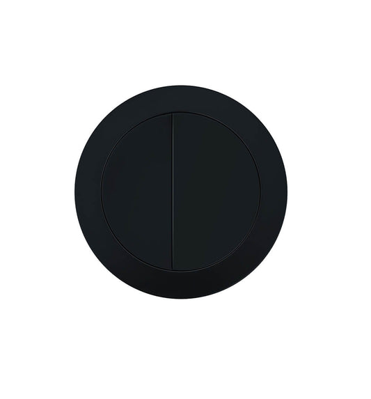 Round Matte Black Flush Button