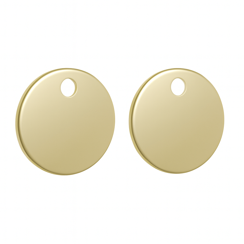 WhisperFlush Thin Toilet Seat Hinge Cap Covers- Brushed Brass