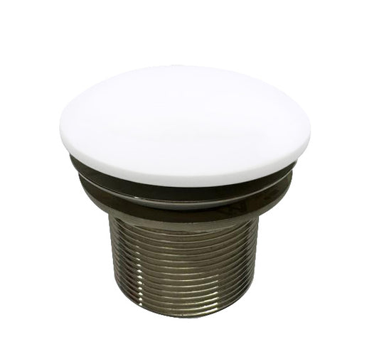TitanCast 40mm Safety Pull-Out Bath Waste - Gloss White