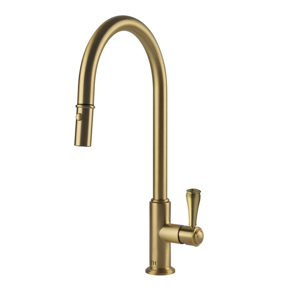 Turner Hastings Ludlow Pull Out Sink Mixer with Metal Lever Handle