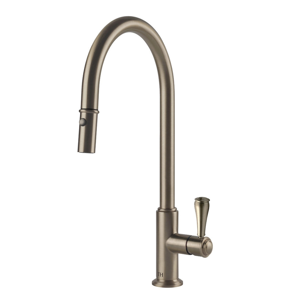 Turner Hastings Ludlow Pull Out Sink Mixer with Metal Lever Handle