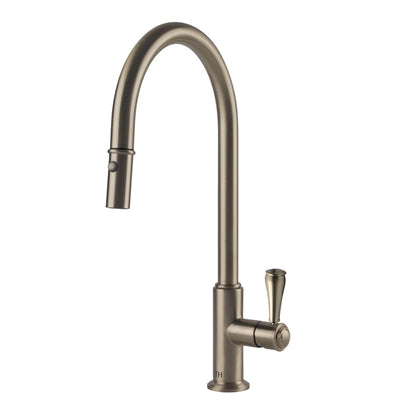 Turner Hastings Ludlow Pull Out Sink Mixer with Metal Lever Handle