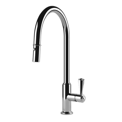 Turner Hastings Ludlow Pull Out Sink Mixer with Metal Lever Handle