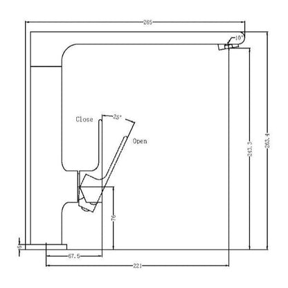 Nero Bianca Sink Mixer