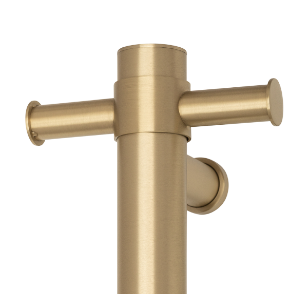 Thermorail 12V Round 900 Vertical Single Heated Towel Rail